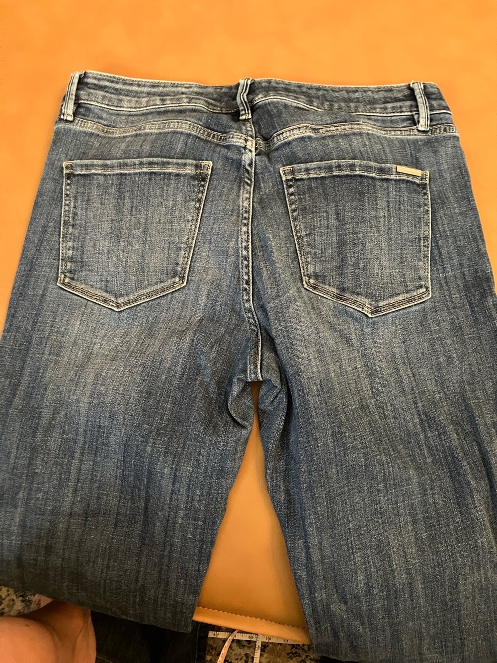 White House Black Market Medium Blue Straight-Leg Women's Jeans - Picture 5 of 9